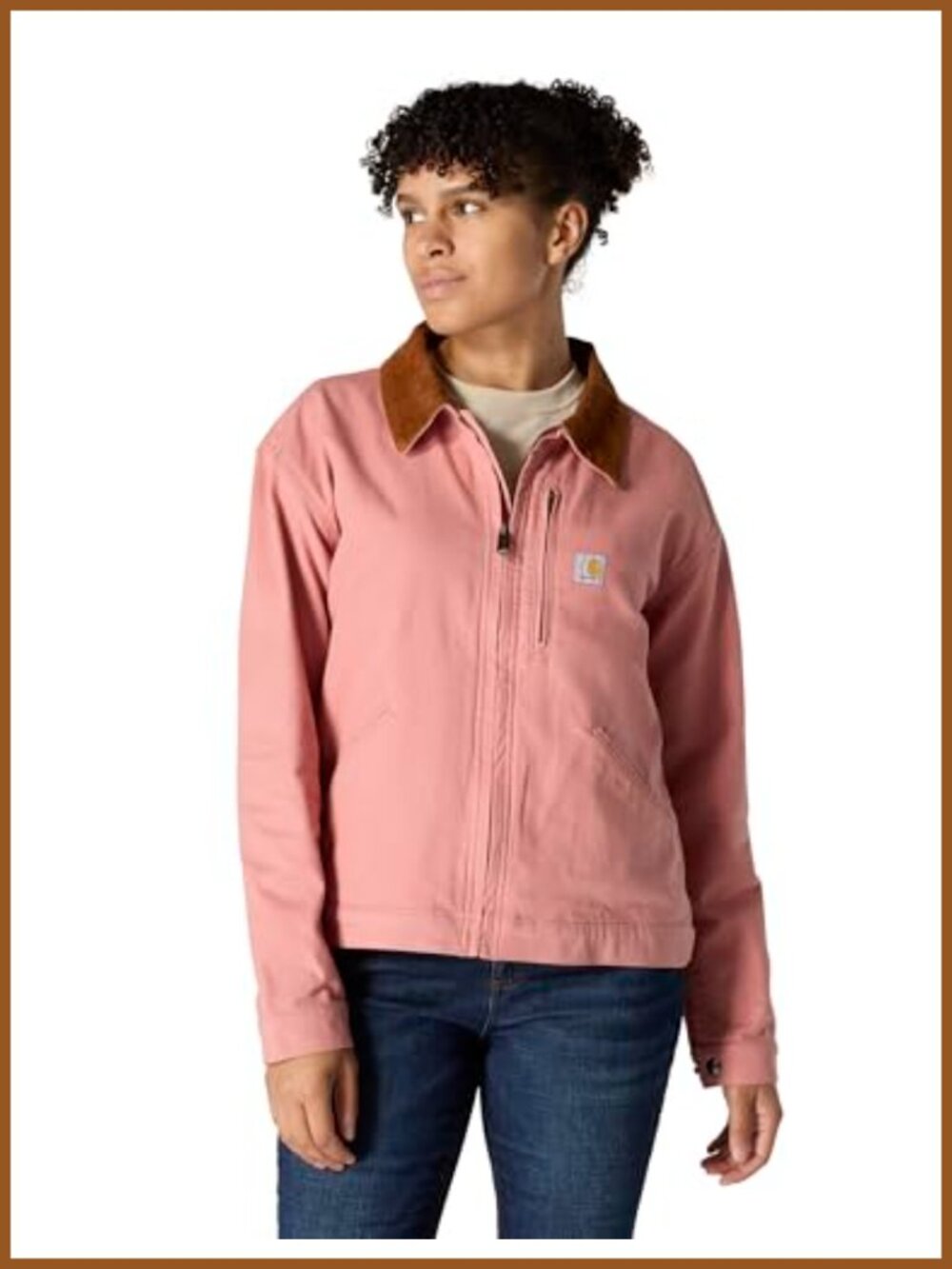 Carhartt Crawford Detroit Jacket Women's Loose Fit Casual Jacket